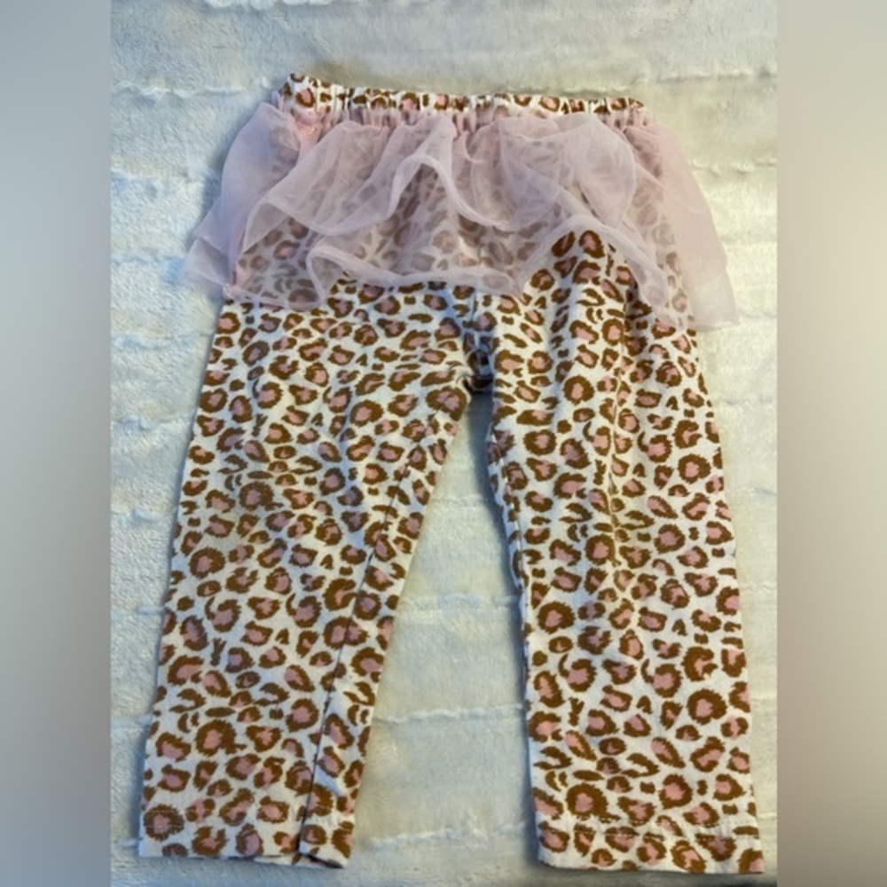 Swiggles Baby Girl 6-9M Leopard Print Tutu Pants